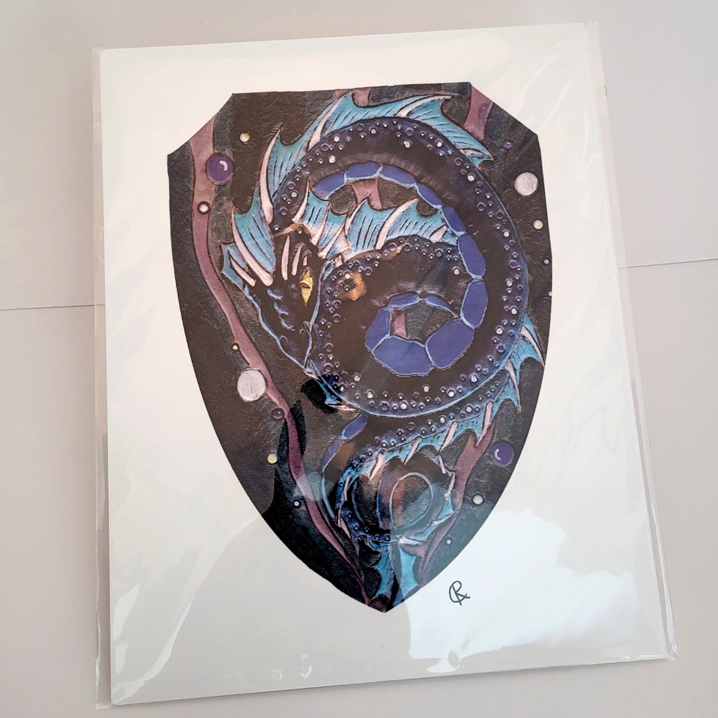 Serpent of the Deep Dragon Art Reproduction Print