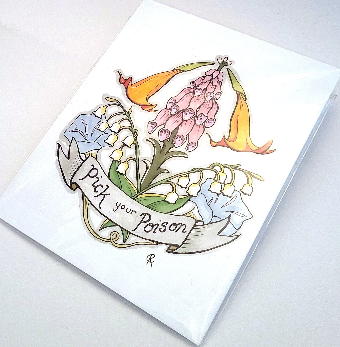 Pick Your Poison Art Print Reproduction