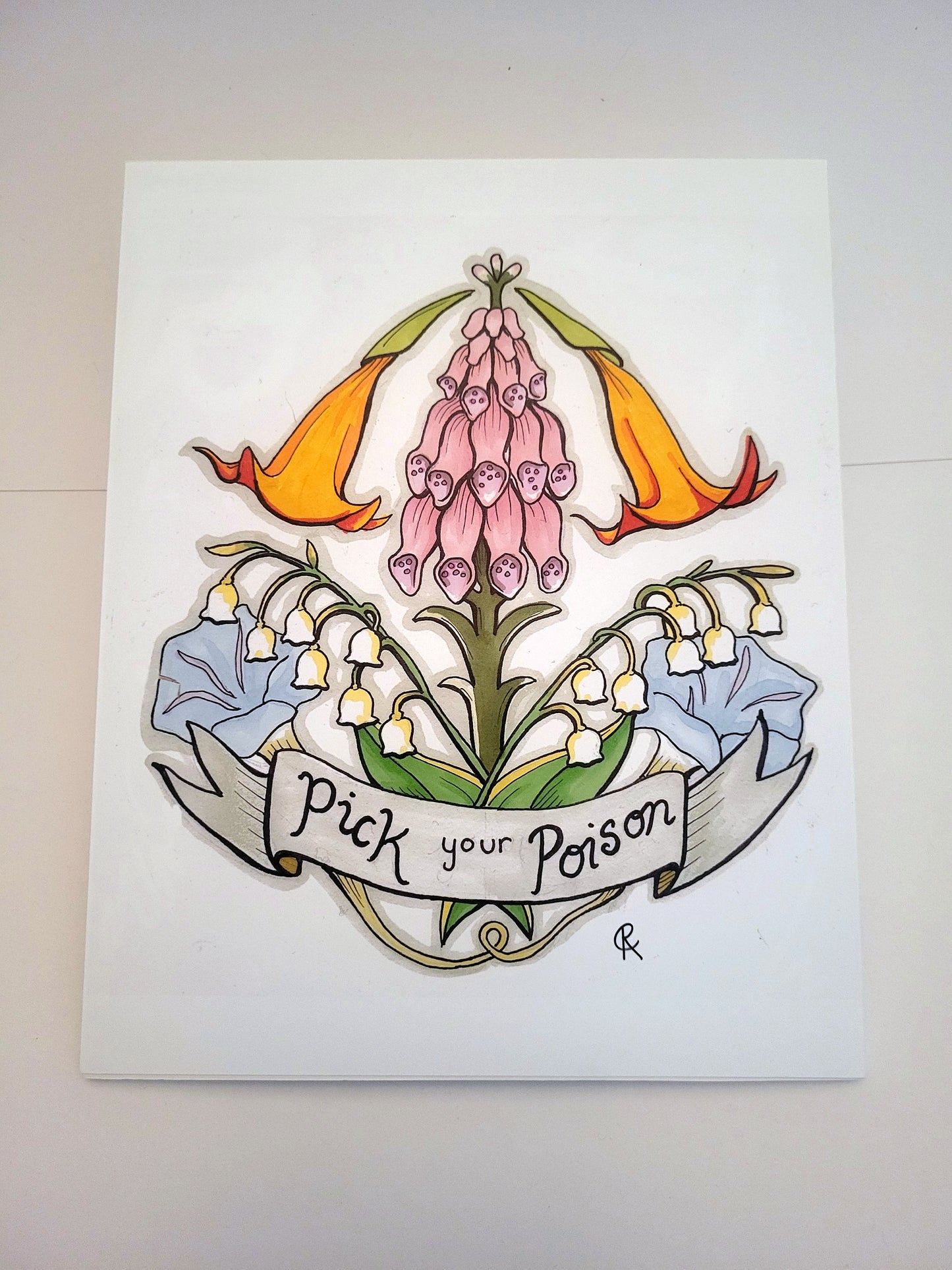 Pick Your Poison Art Print Reproduction