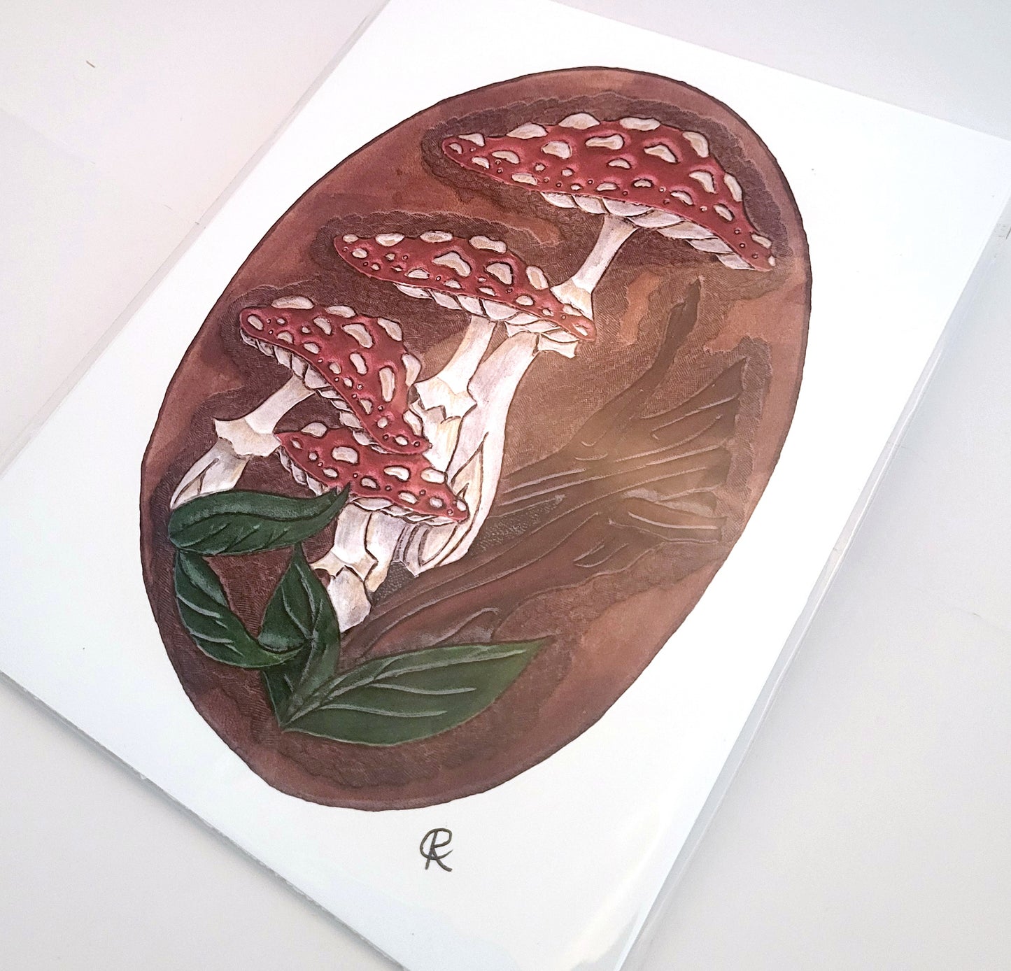 Mushroom Quartet Art Reproduction Print
