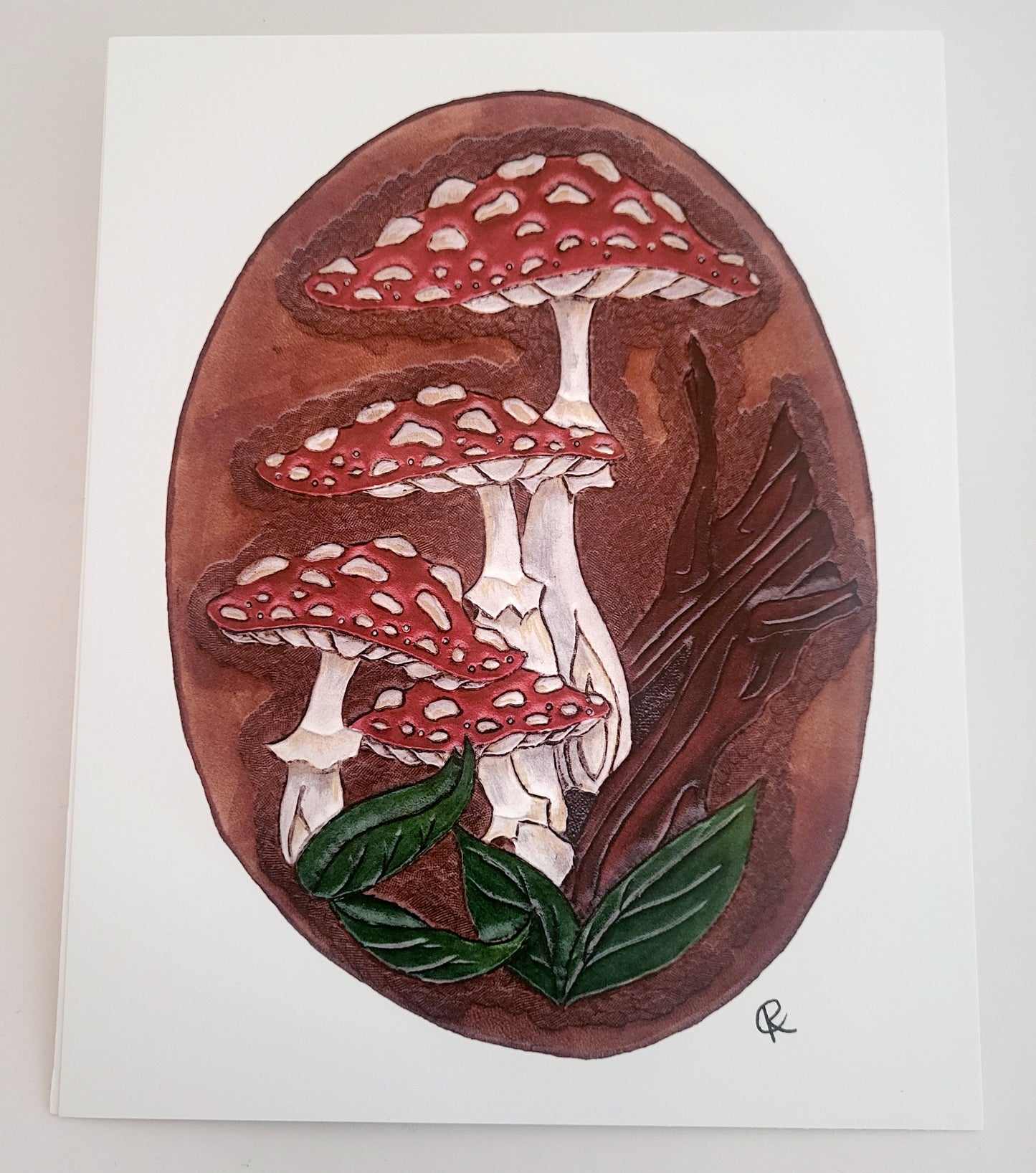 Mushroom Quartet Art Reproduction Print