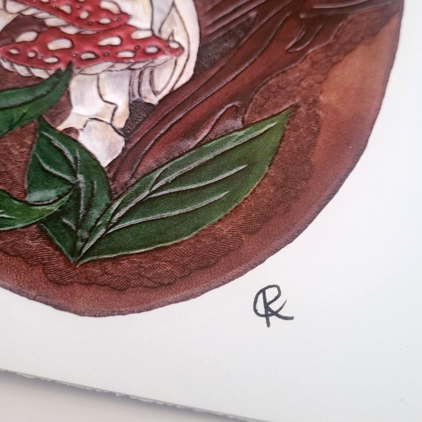 Mushroom Quartet Art Reproduction Print