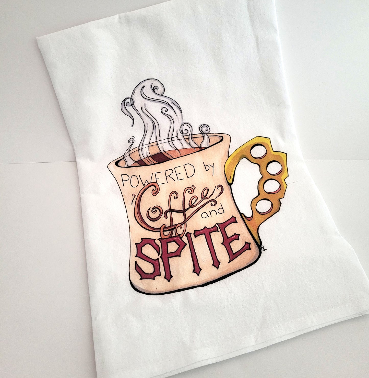 Coffee and Spite Tea Towel