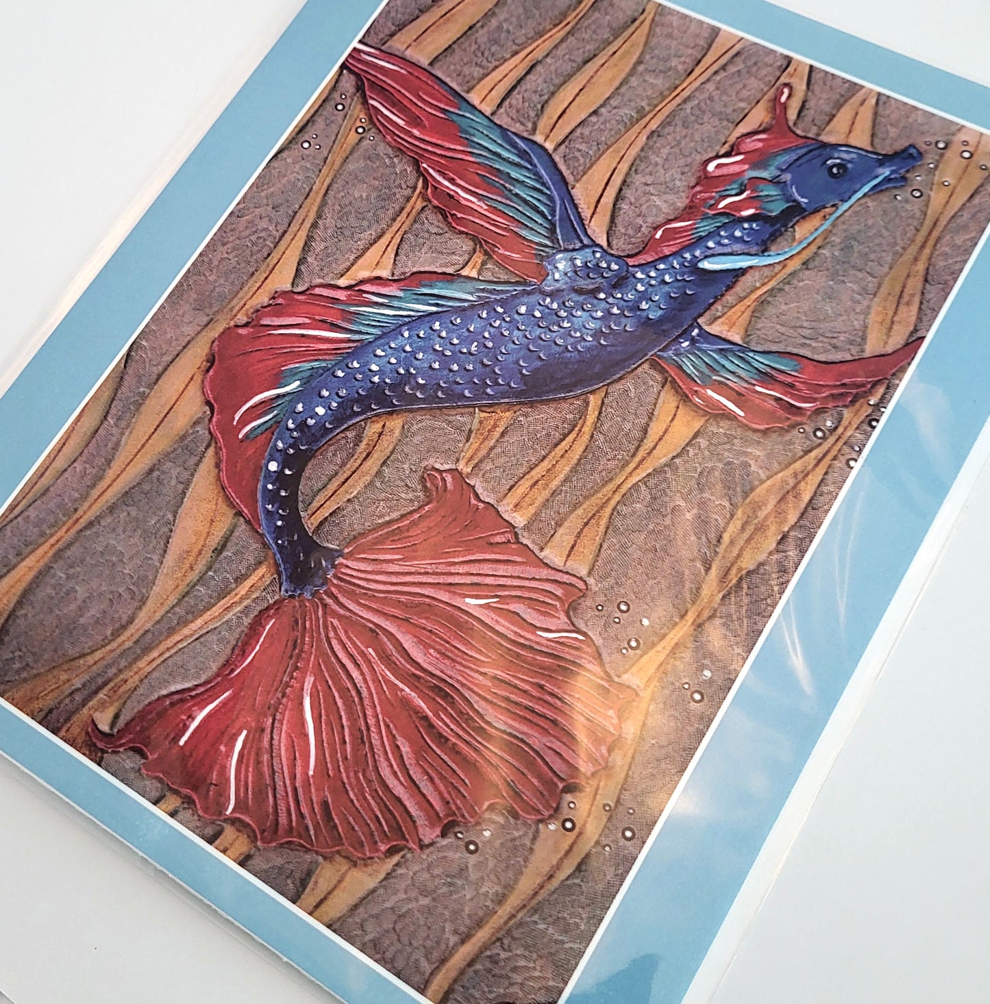 "Dragon of the Shallows" Nature Fantasy Art Reproduction