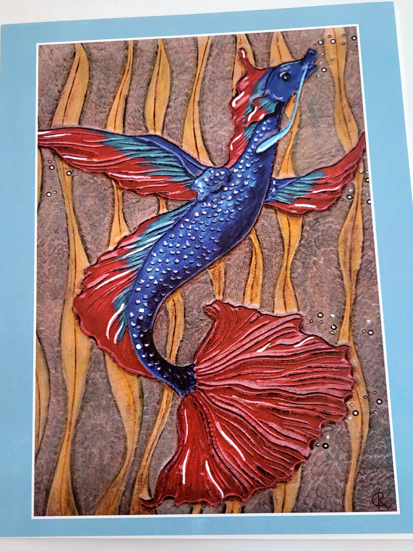 "Dragon of the Shallows" Nature Fantasy Art Reproduction