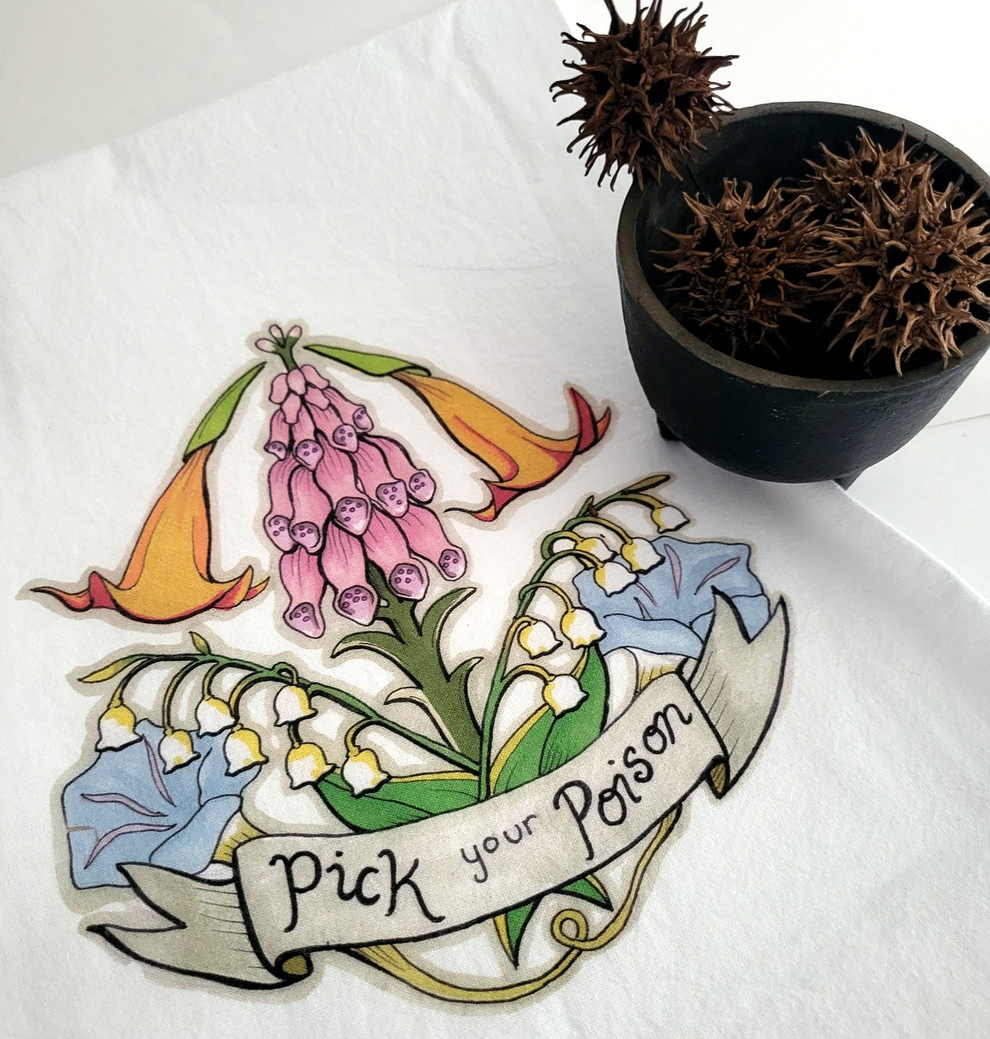 Pick Your Poison Tea Towel