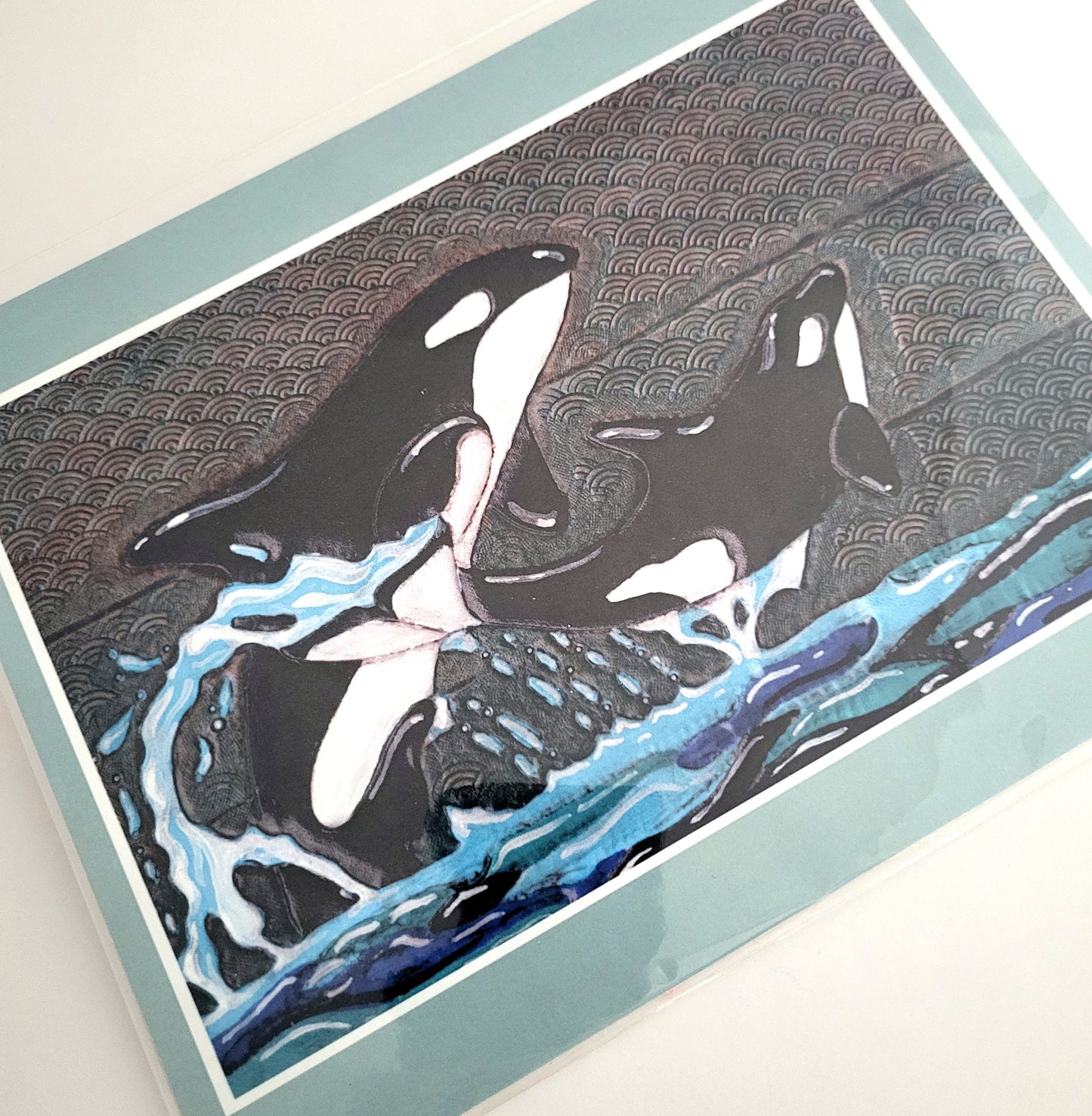 "Joy" Nature Ocean Orca Art Reproduction