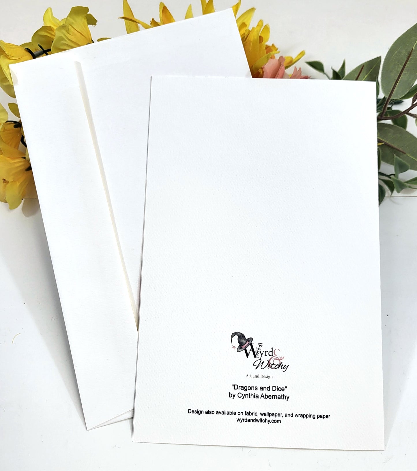 Dragons and Dice Greeting Card