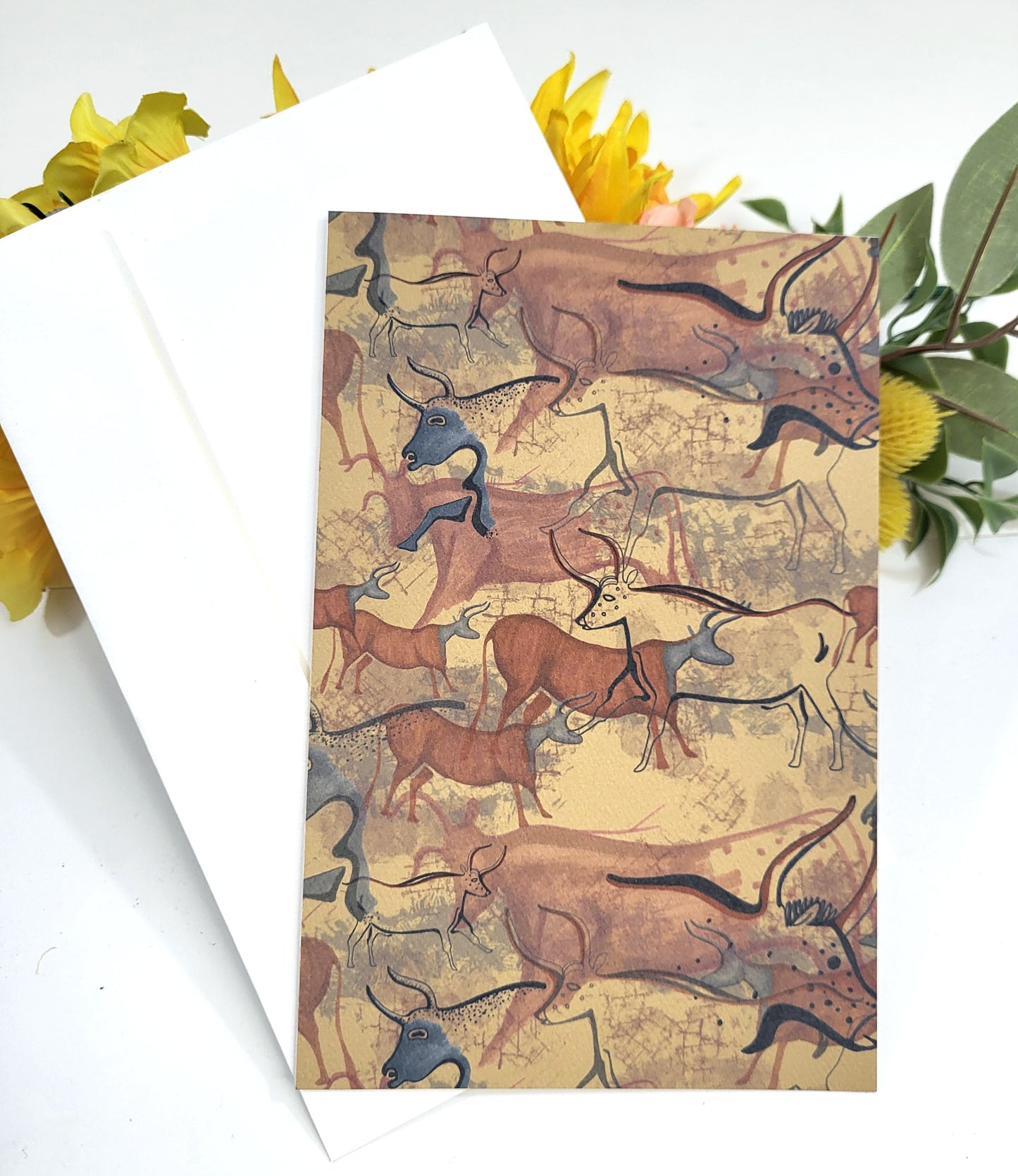 Cave Painting Greeting Card