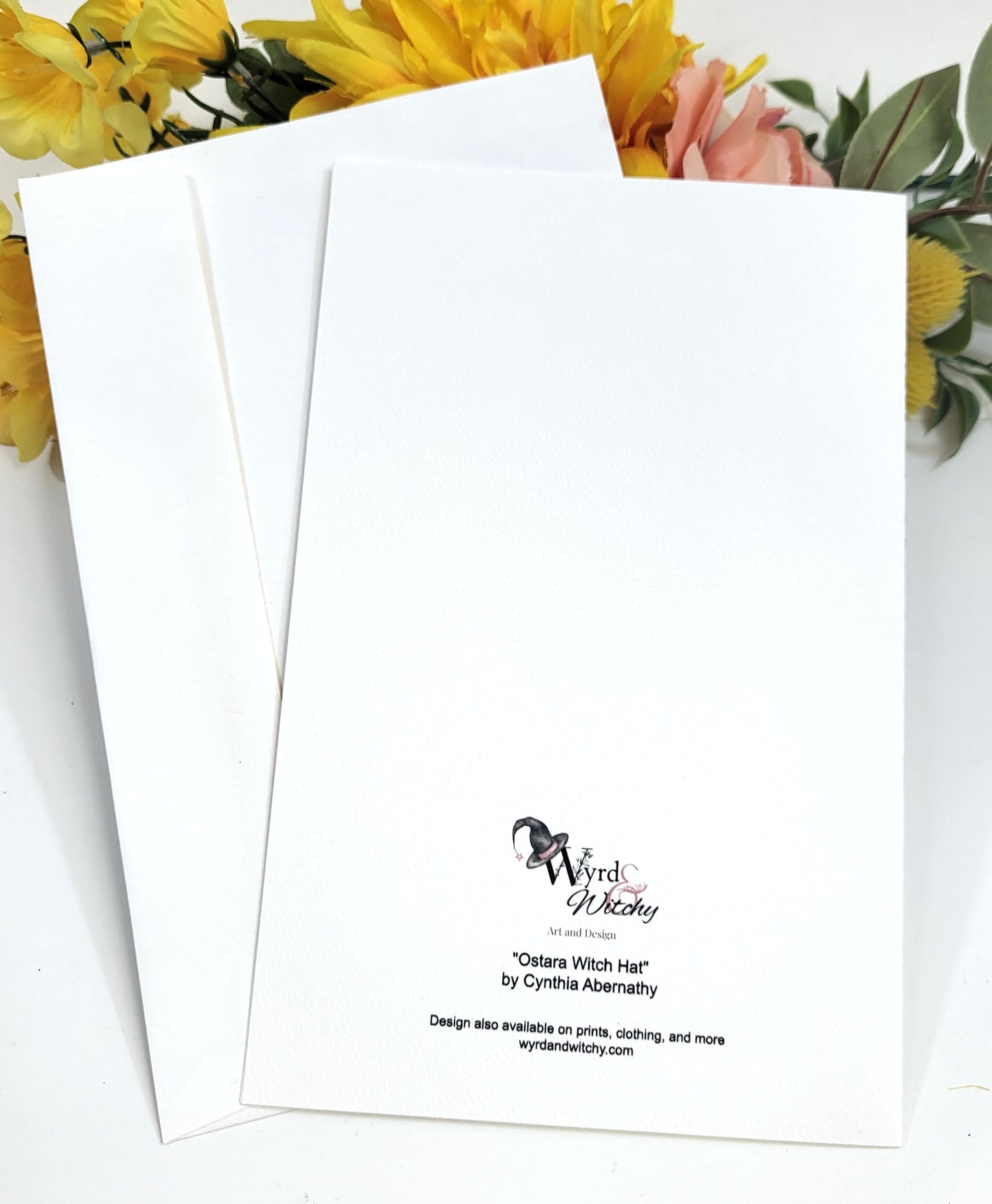 Ostara Witch Hat Greeting Card