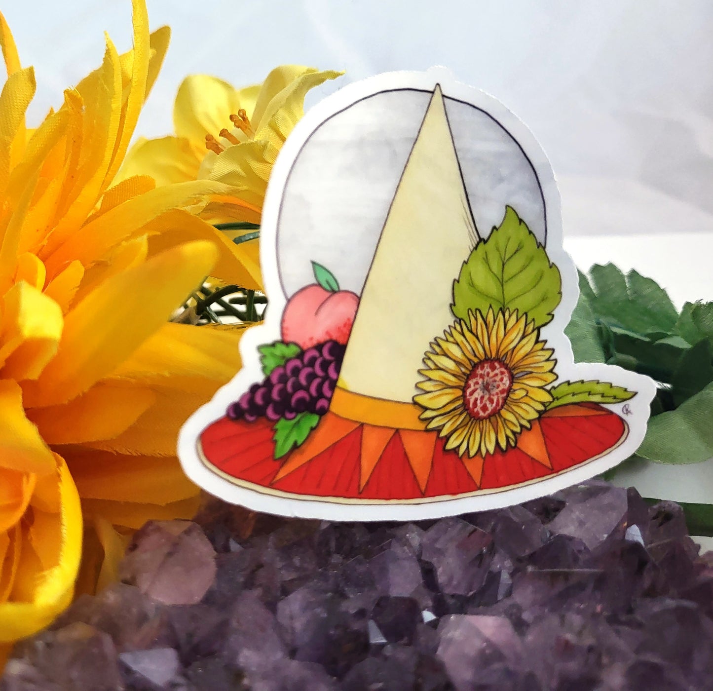 Midsummer Witch Hat Vinyl Sticker