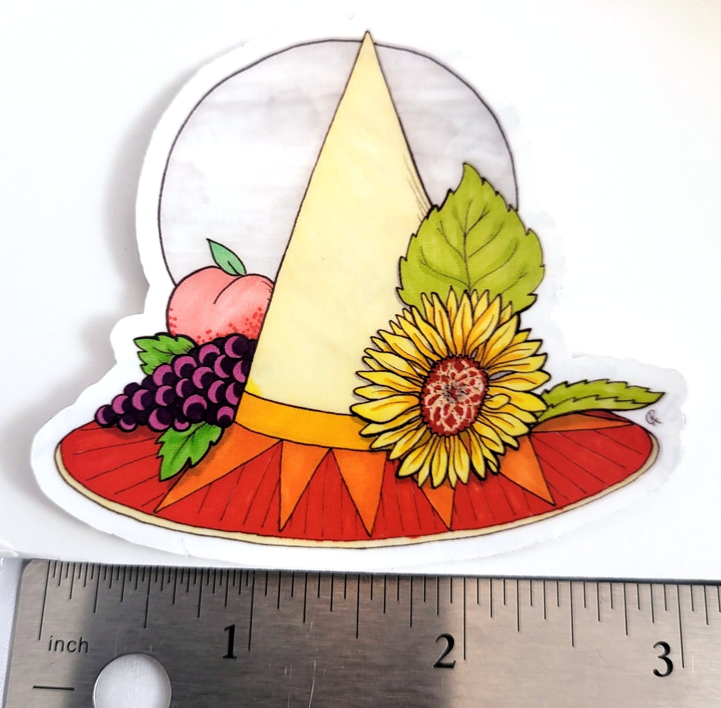 Midsummer Witch Hat Vinyl Sticker