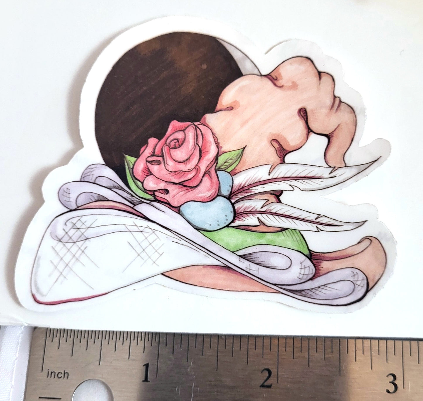 Easter Witch Hat Vinyl Sticker