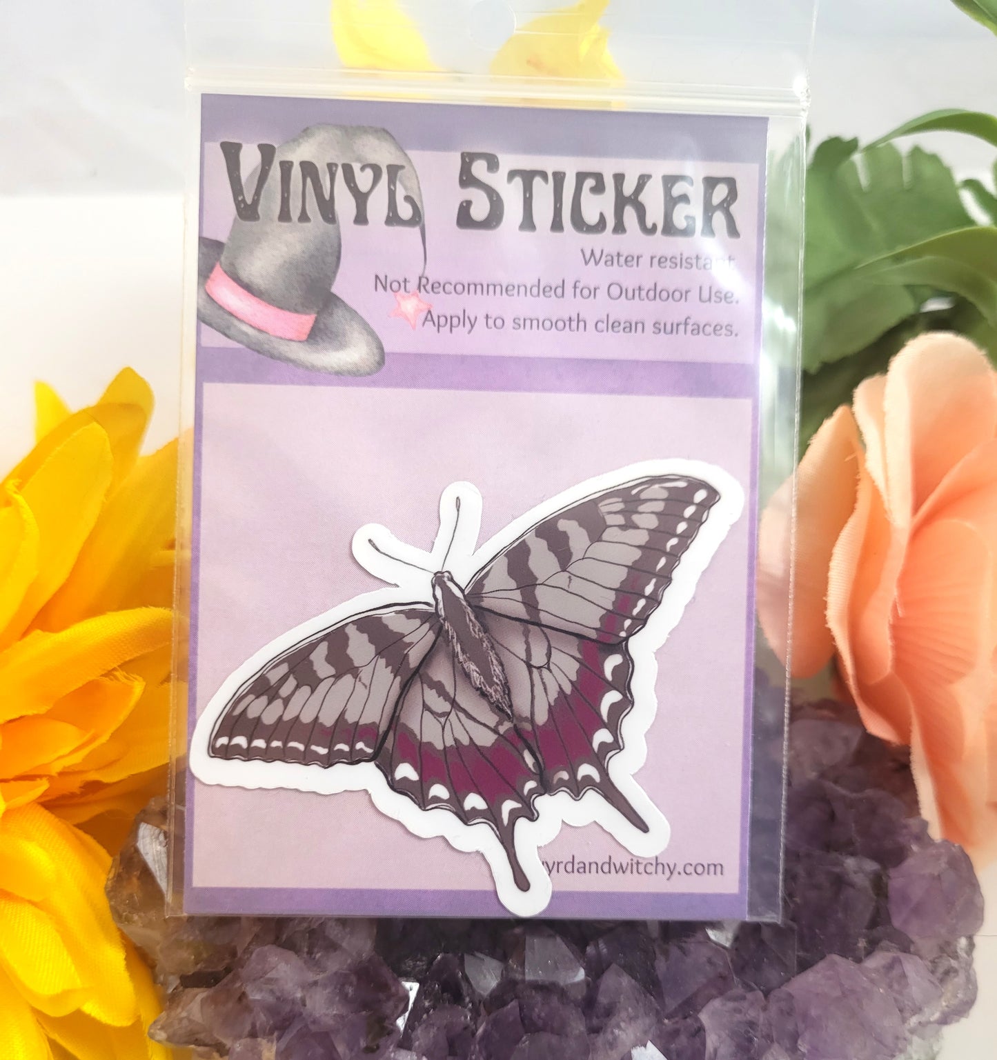 Pride Flag Butterfly Vinyl Stickers