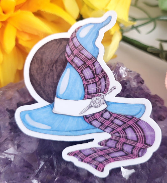 Scottish Heritage Day Witch Hat Vinyl Sticker