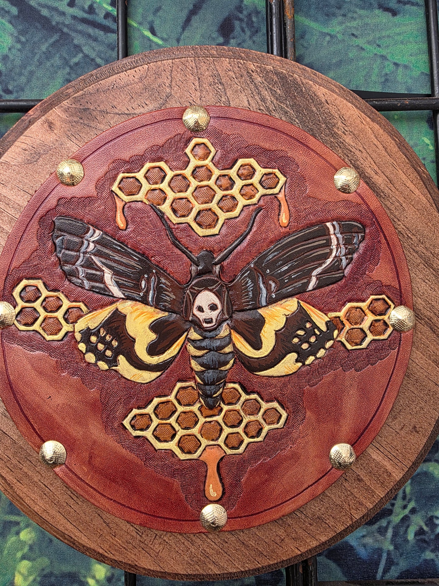Mega Moth Leather Art