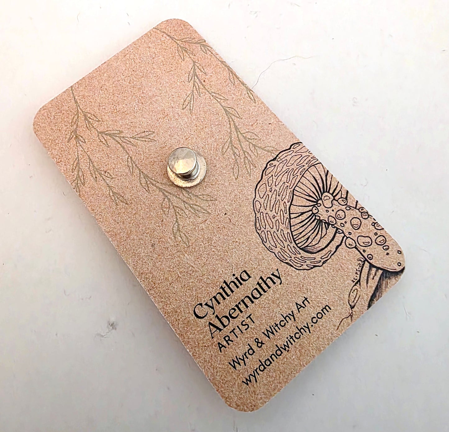 Mothman Cryptid Art Pin