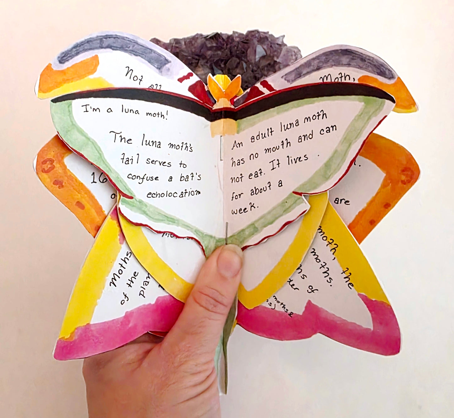 Cool Moths Art Zine by Cynthia Abernathy