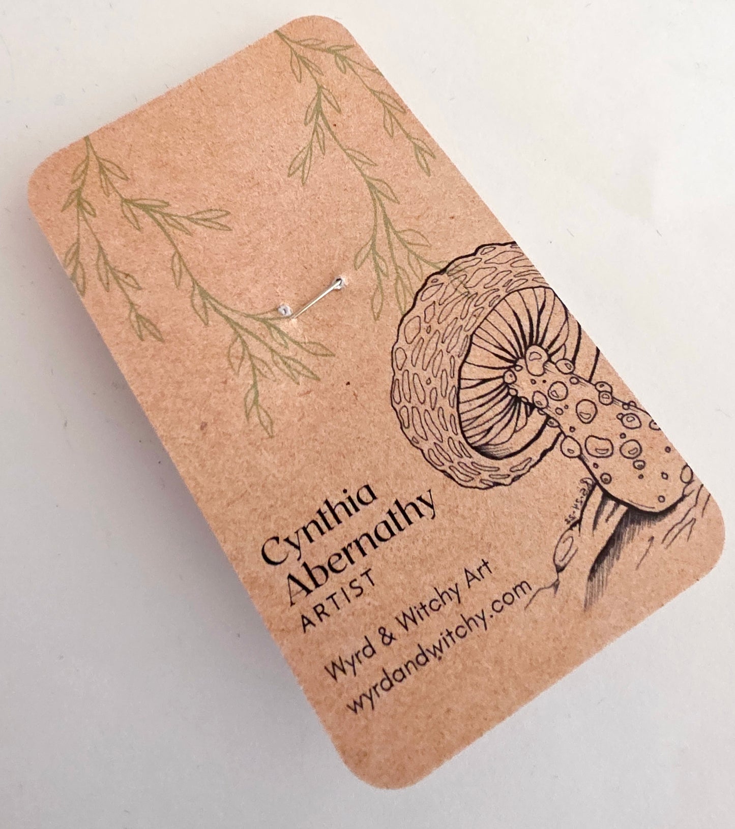 Manatee Leather Nature Art Marine Animal Pin