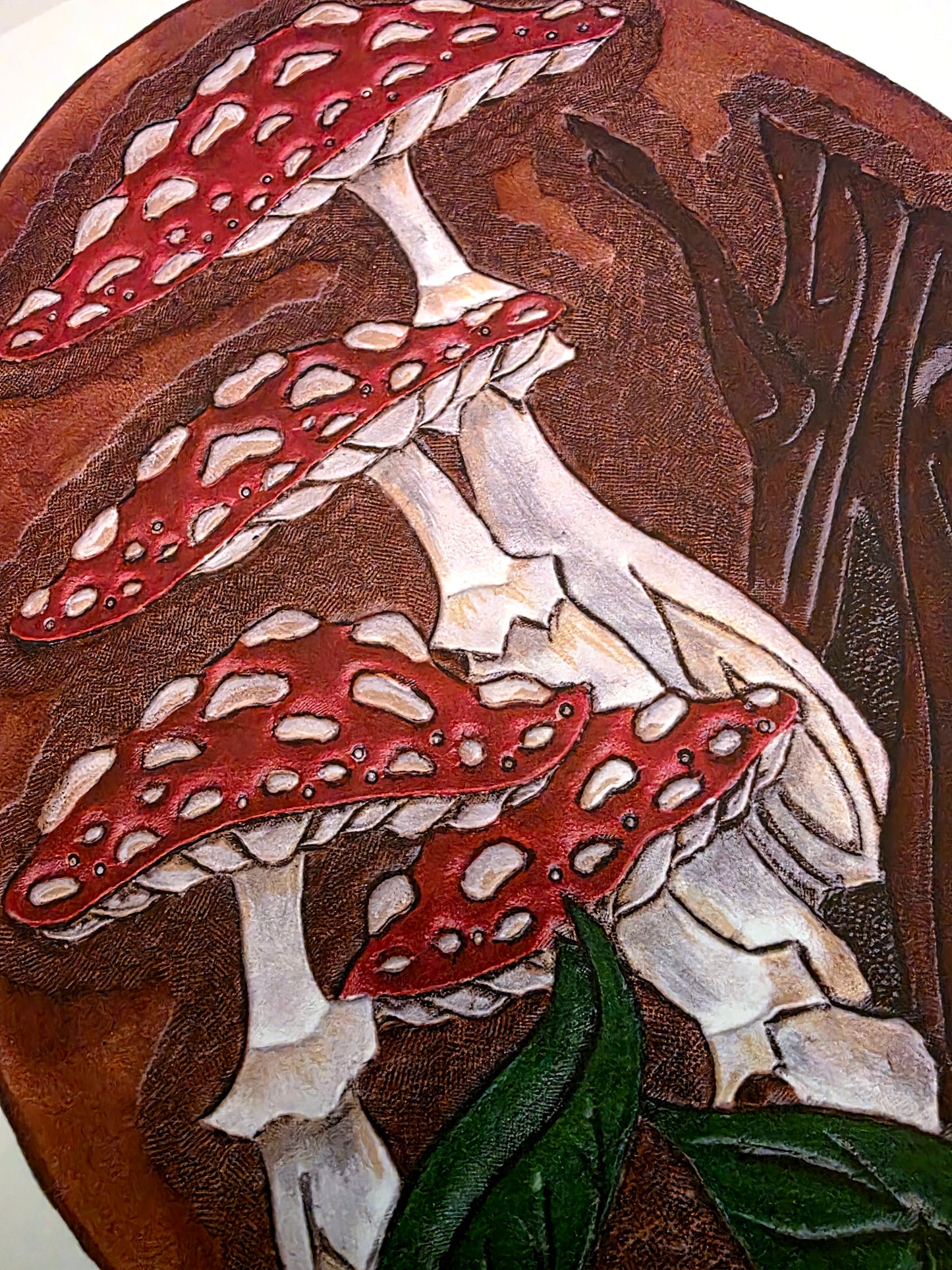 Mushroom Quartet Art Print Reproduction