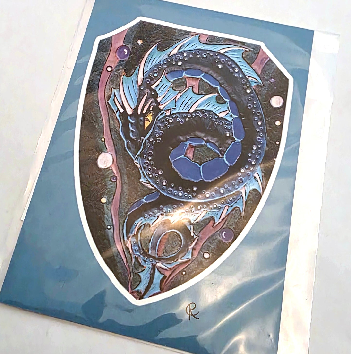 Serpent of the Deep Dragon Art Reproduction Print