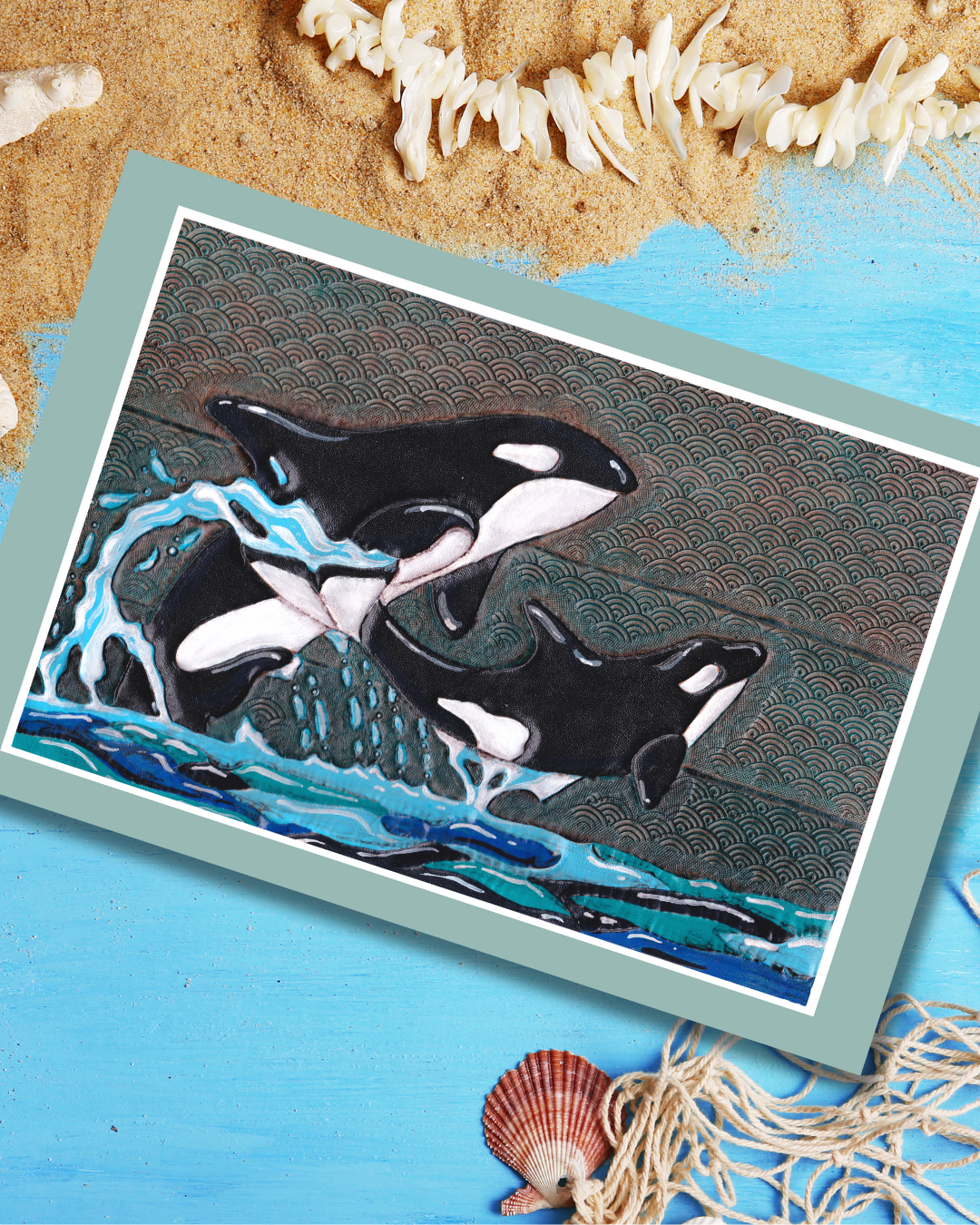 "Joy" Nature Ocean Orca Art Reproduction