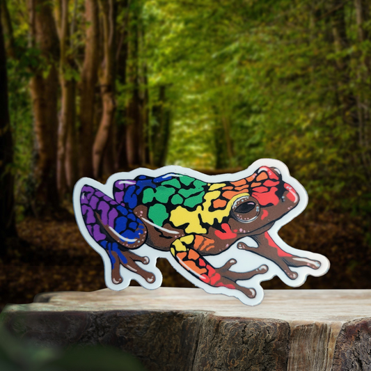 Pride Poison Dart Frog Stickers