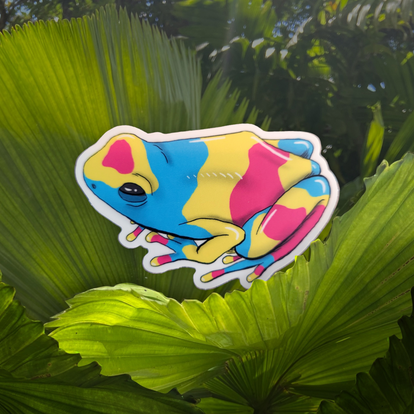 Pride Poison Dart Frog Stickers