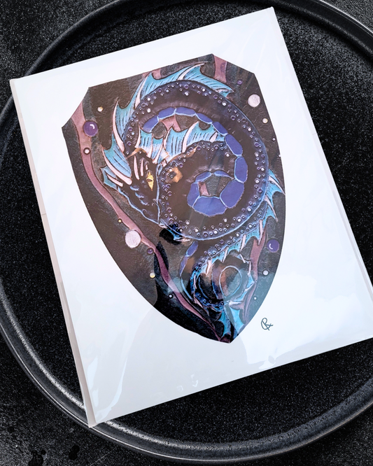 Serpent of the Deep Dragon Art Reproduction Print