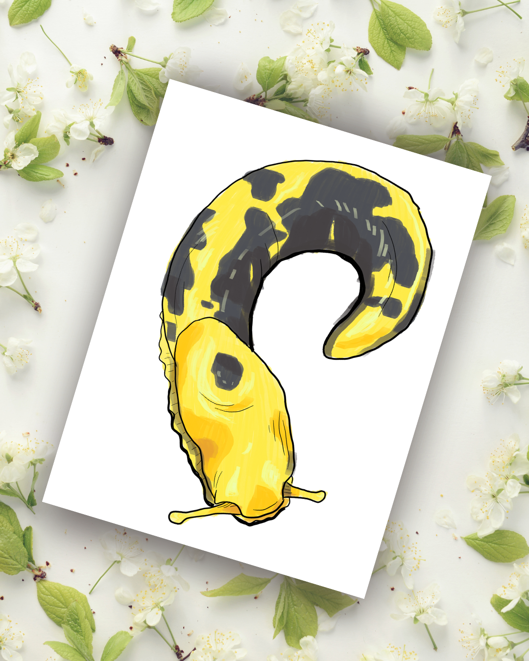 Banana Slug Art Print
