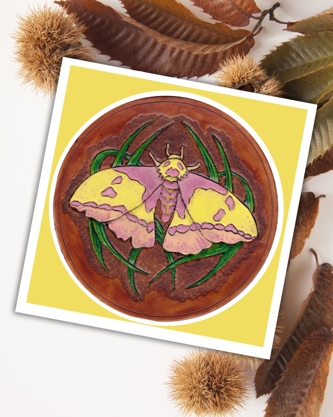 Leather Moth Art Print
