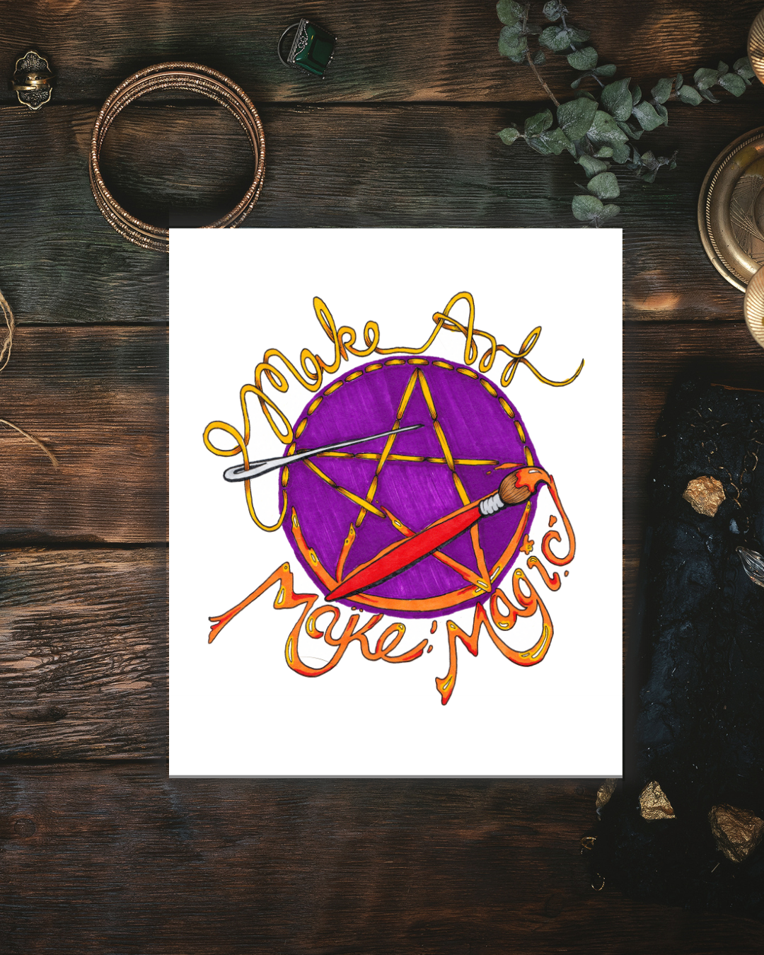 Make Art Make Magic Art Print