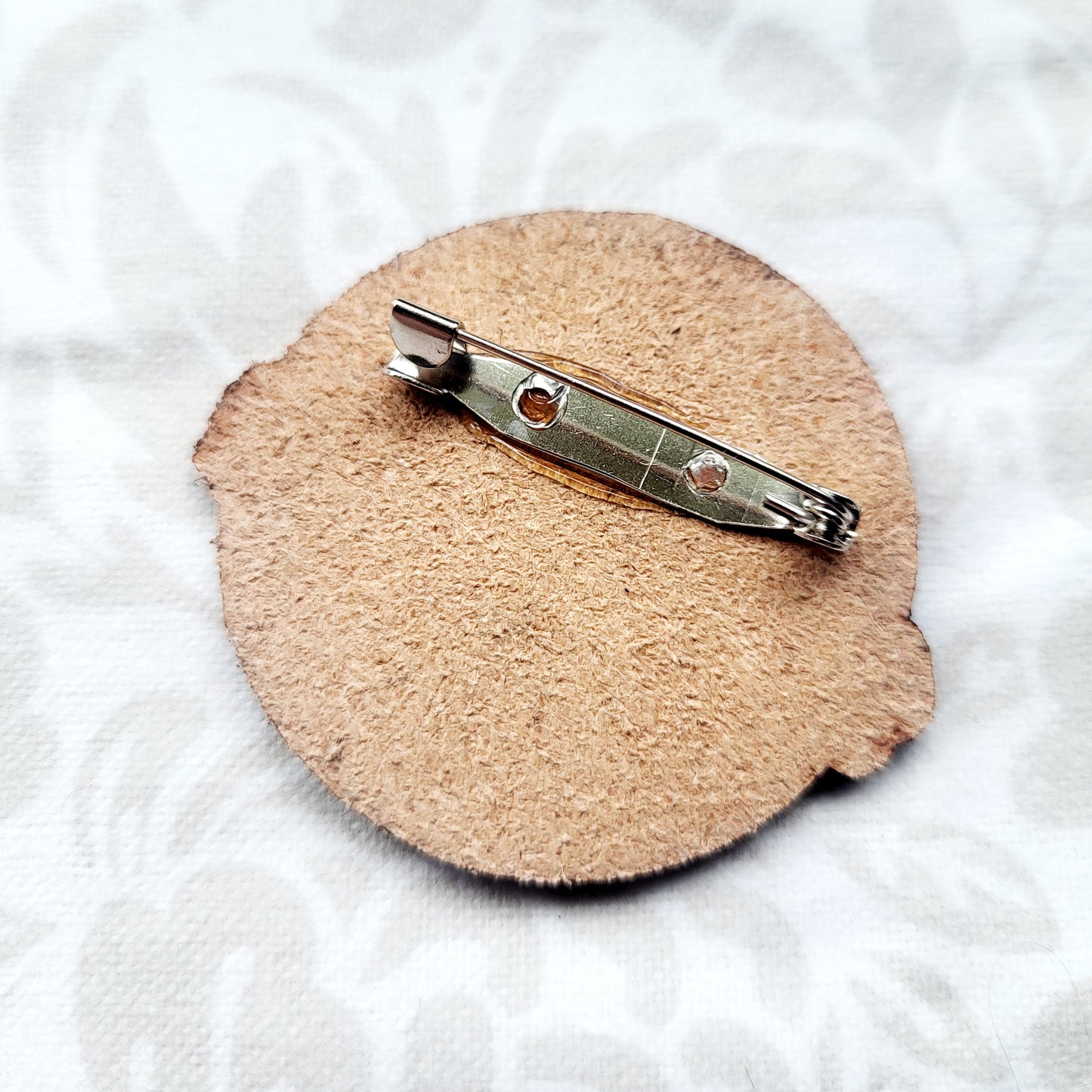 Rainbow Raccoon Leather Pin - August 2025 Limited Edition
