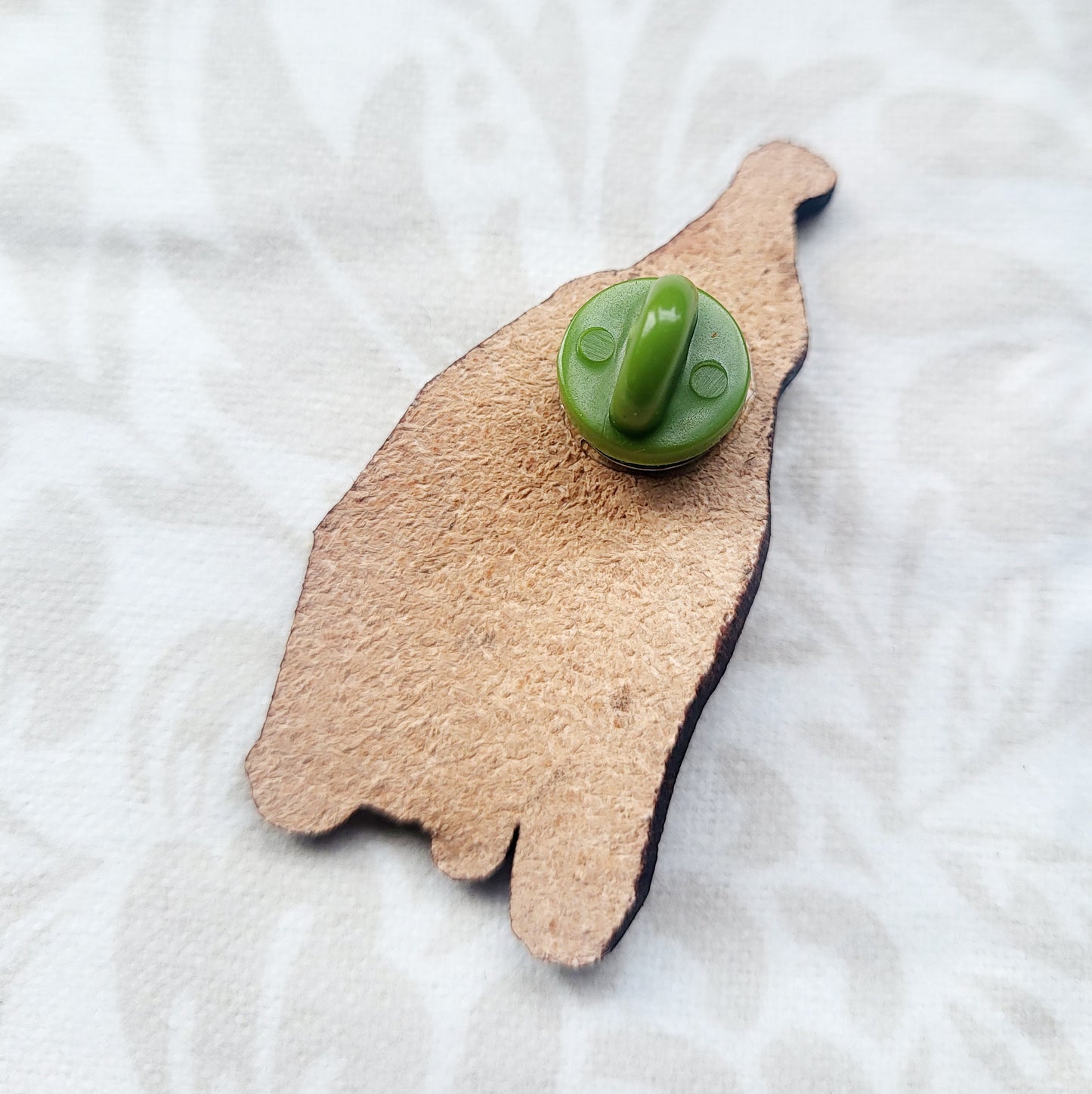 Fruit Bat Leather Nature Art Animal Pin