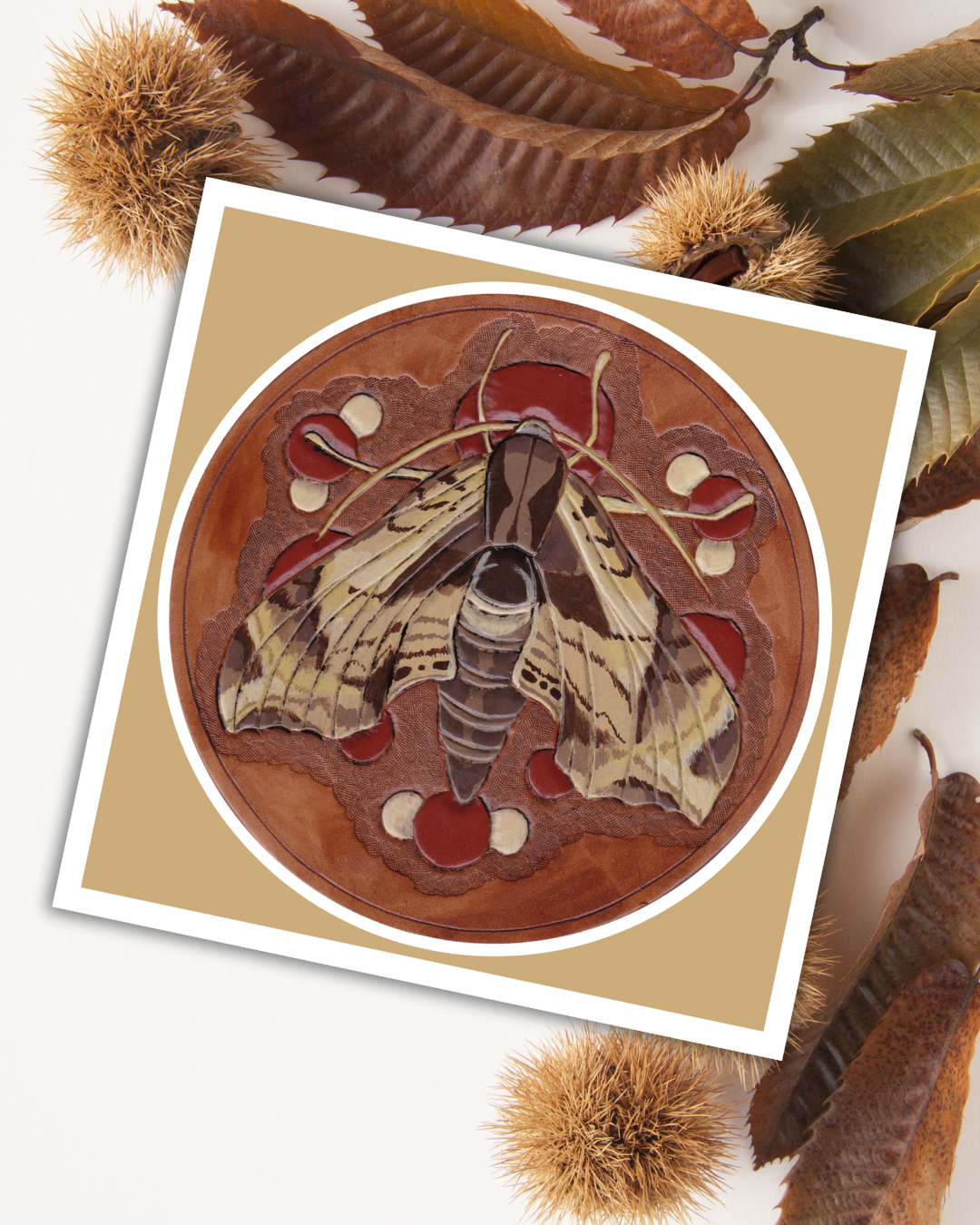 Leather Moth Art Print