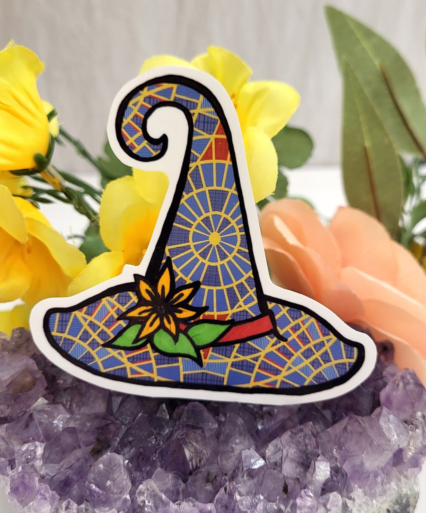 Cult of the Carpet Witch Hat Vinyl Sticker