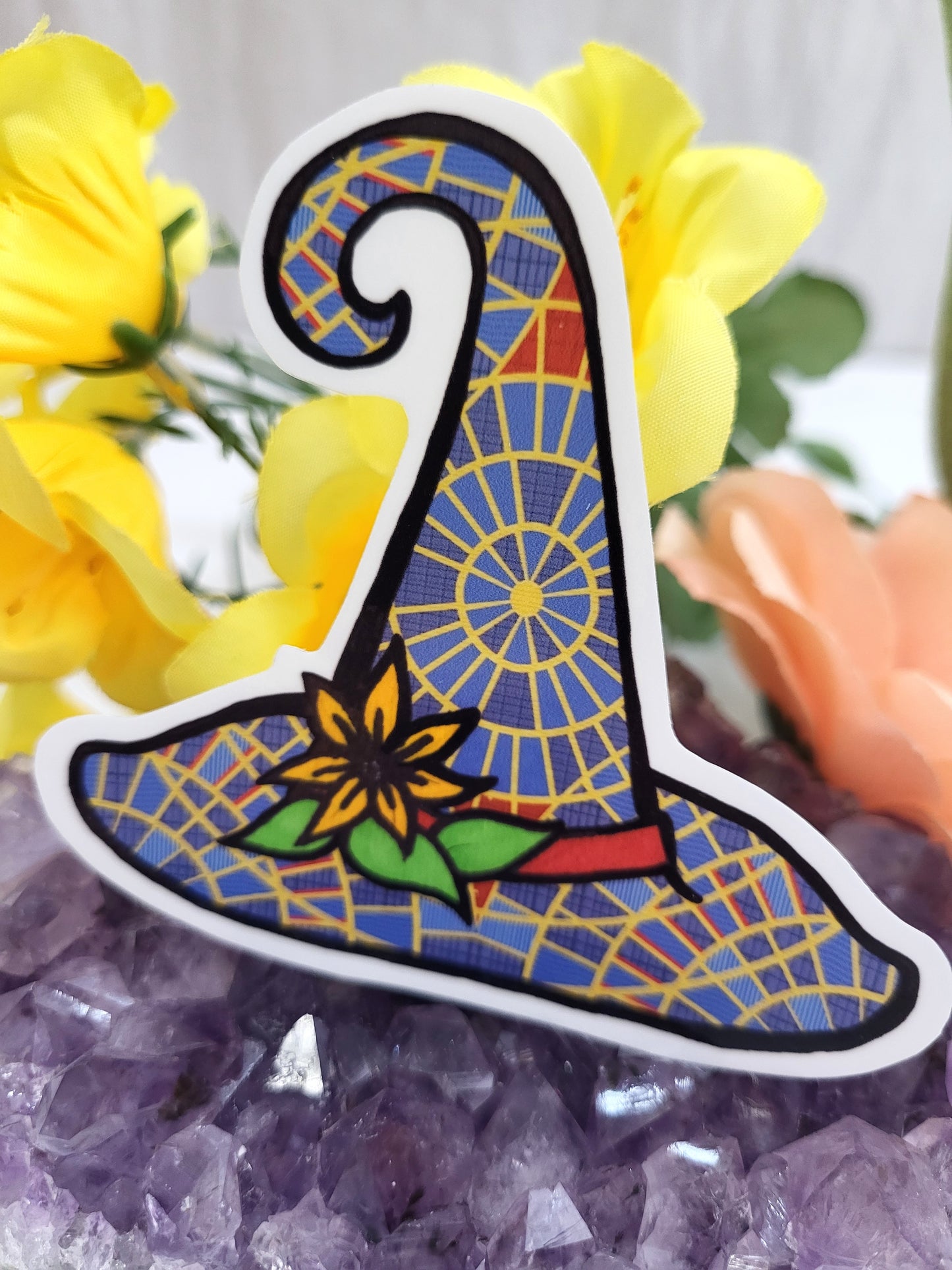 Cult of the Carpet Witch Hat Vinyl Sticker