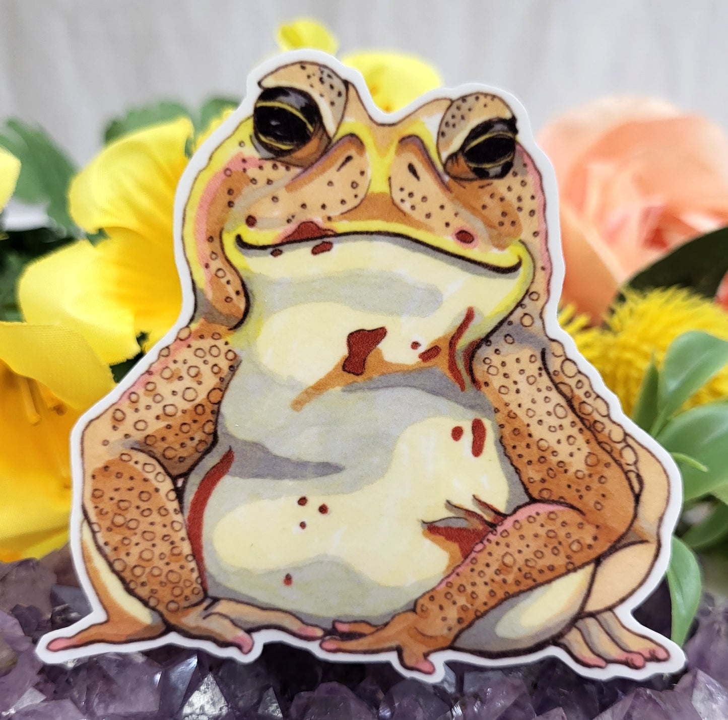 Cane Toad Vinyl Sticker