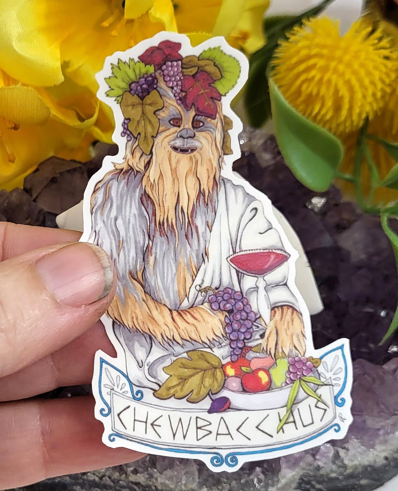Chewbaccus Vinyl Sticker