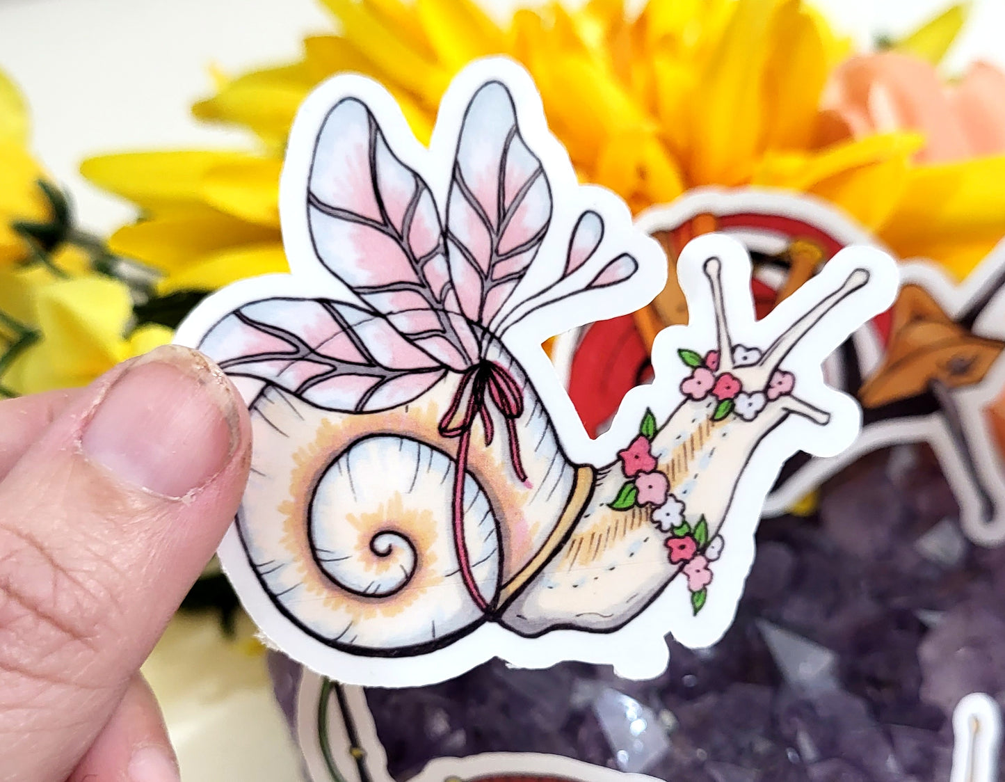 Snails Go to the Renaissance Faire Sticker Set