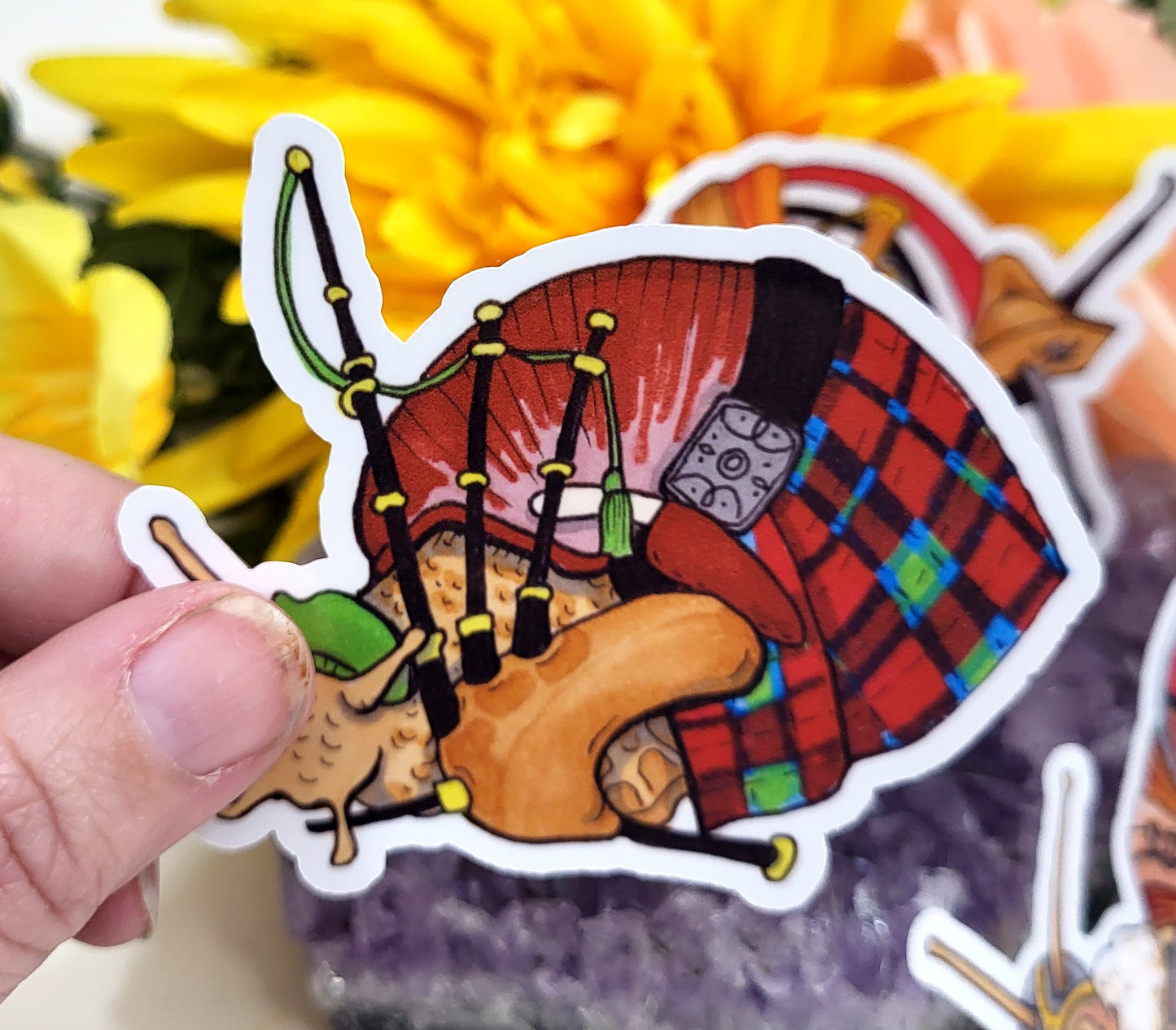 Snails Go to the Renaissance Faire Sticker Set