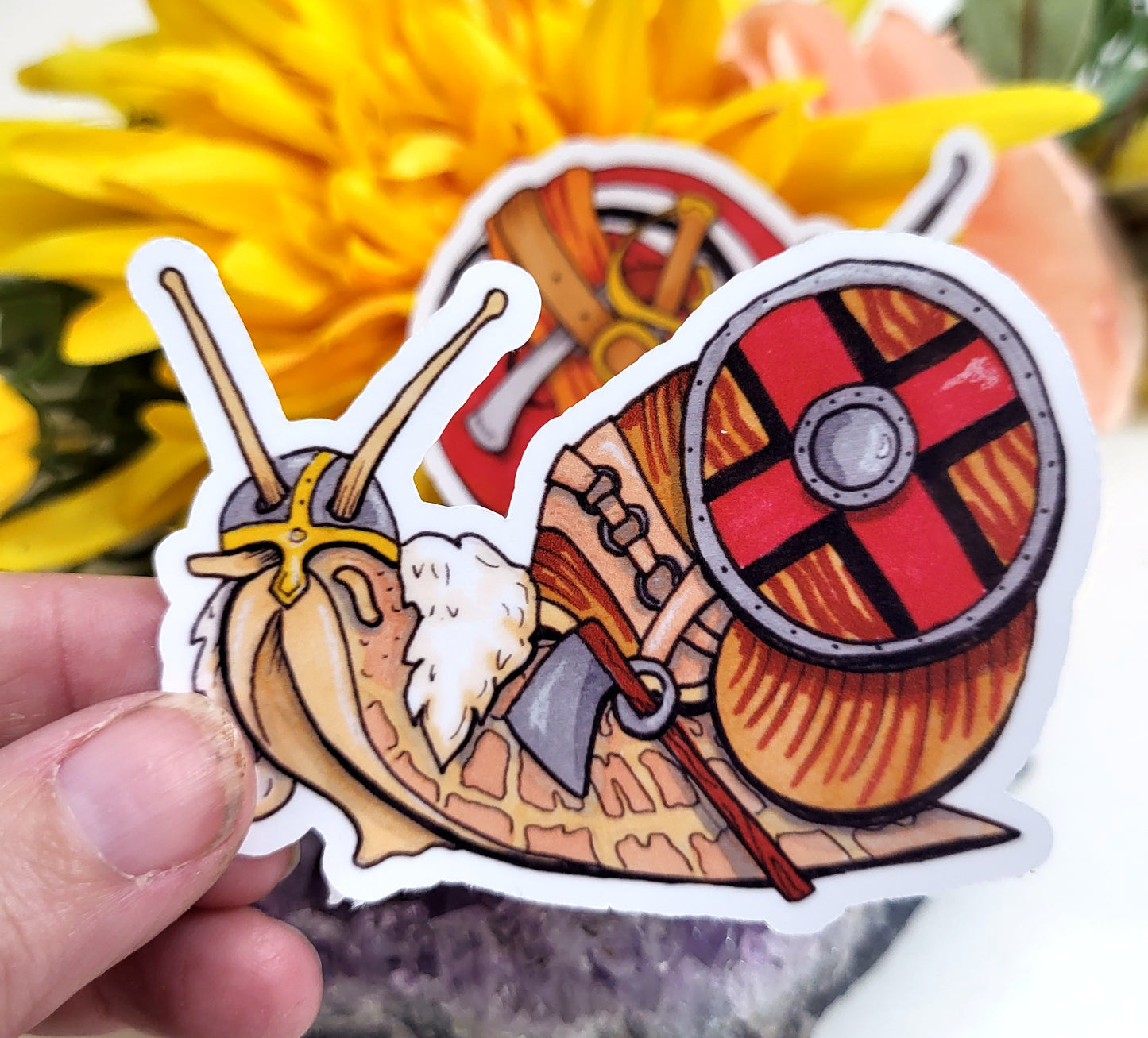 Snails Go to the Renaissance Faire Sticker Set