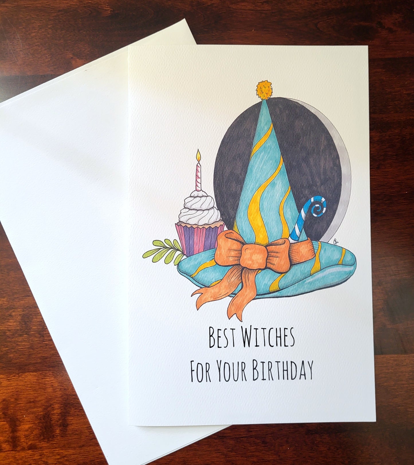 Best Witches Witch Hat Birthday Card