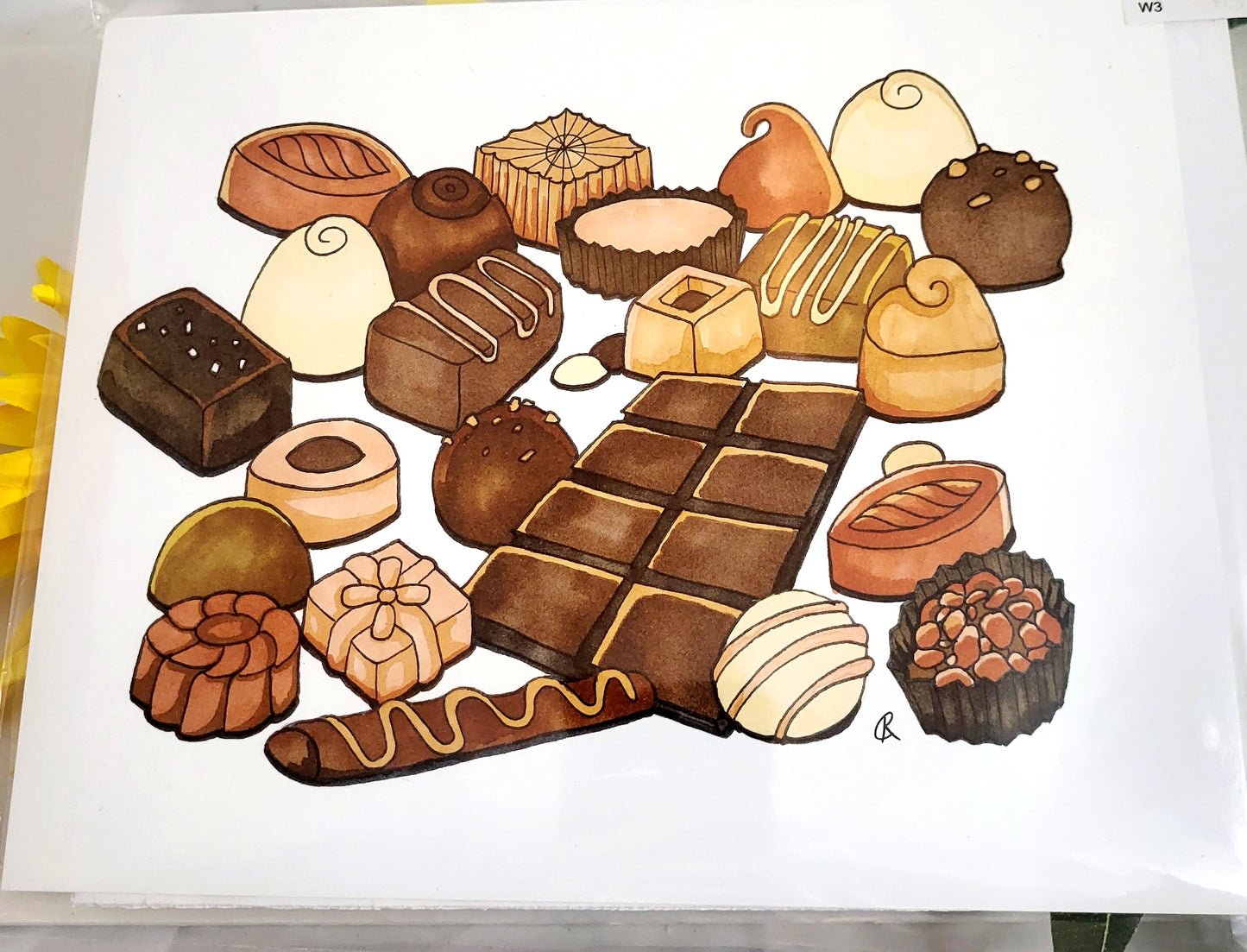 Bunch of Chocolates Print