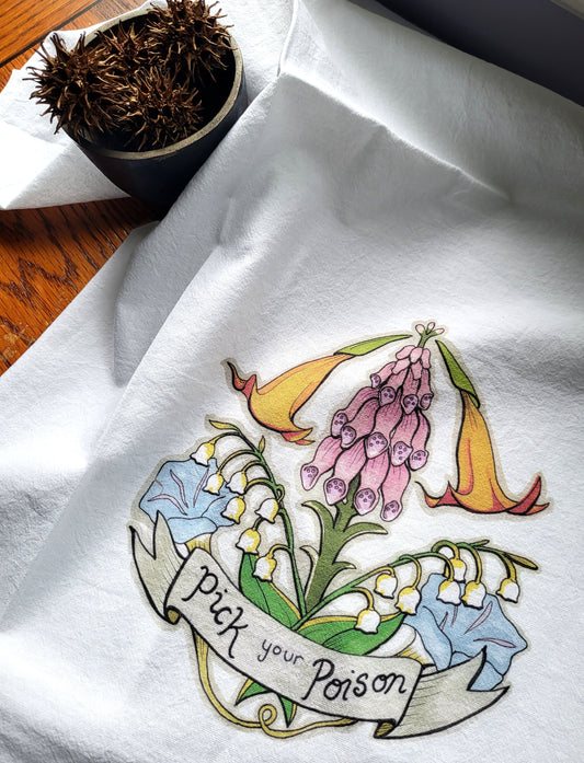 Pick Your Poison Tea Towel