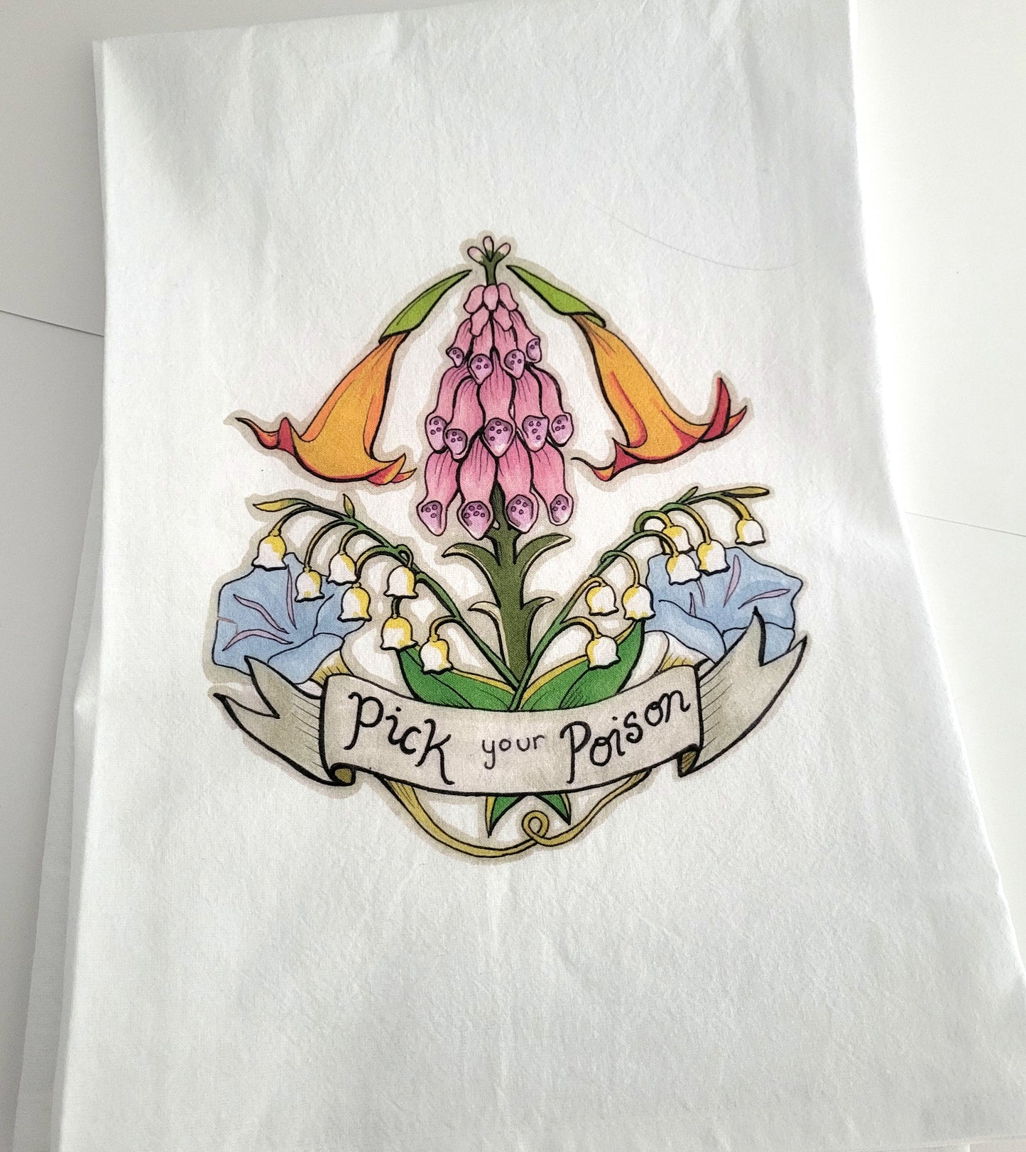 Pick Your Poison Tea Towel