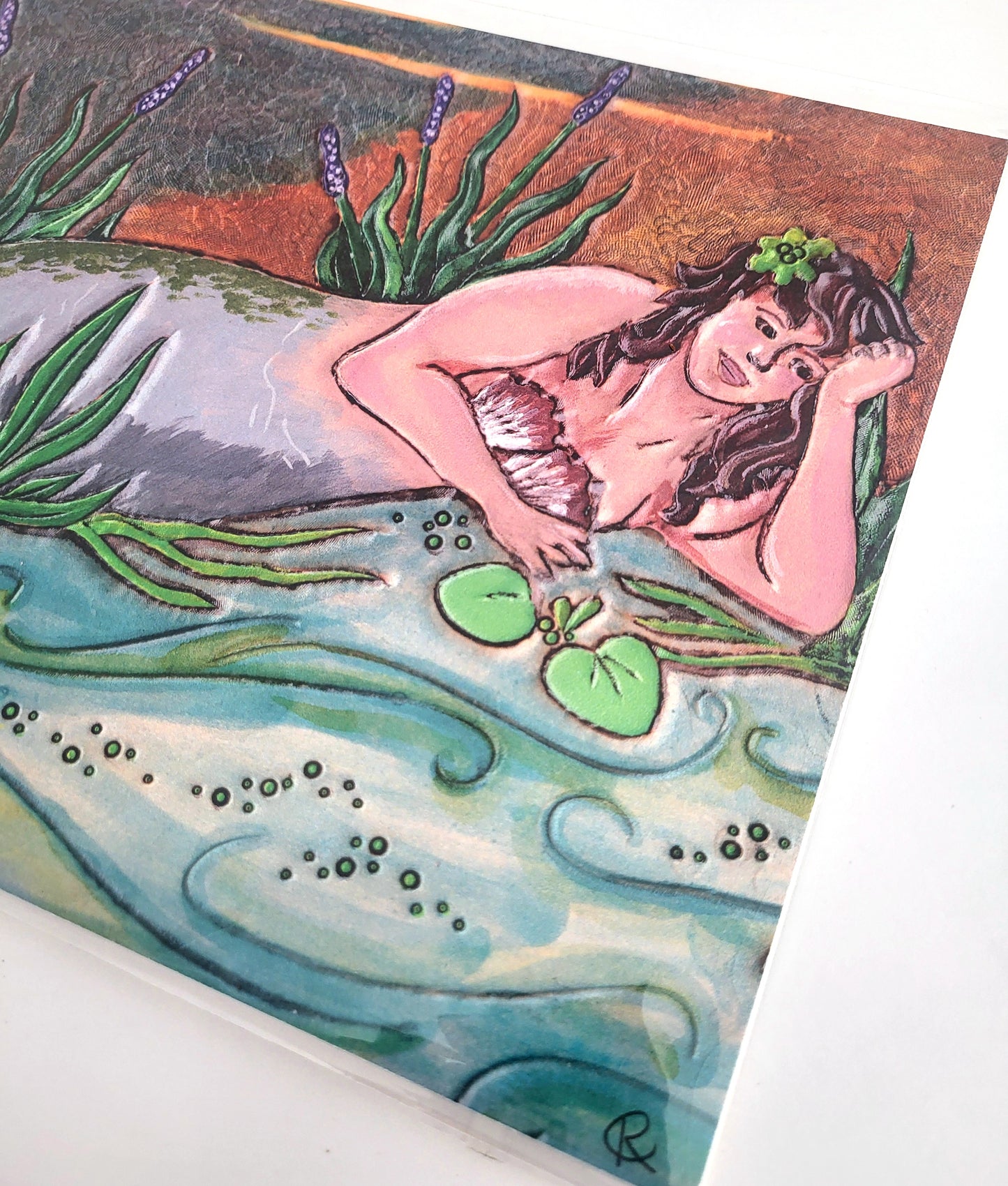 Mer-Manatee Art Reproduction