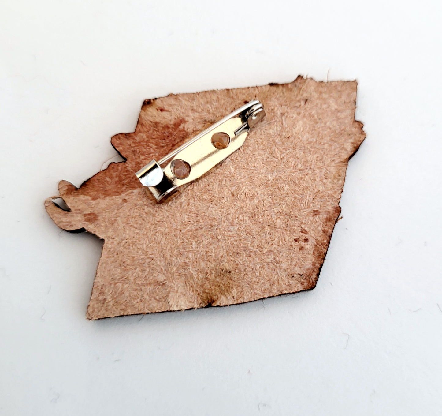 Cranberries and Flowers Leather Pin - November 2025 Limited Edition