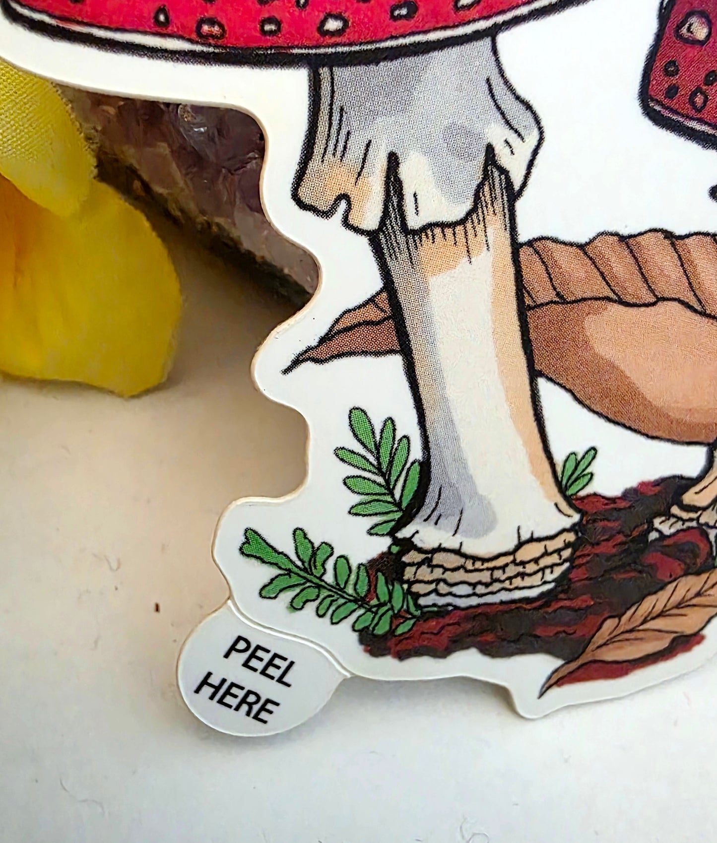 Fly Amanita Mushroom Vinyl Sticker
