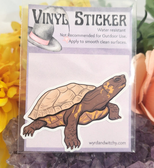 Bog Turtle Vinyl Sticker